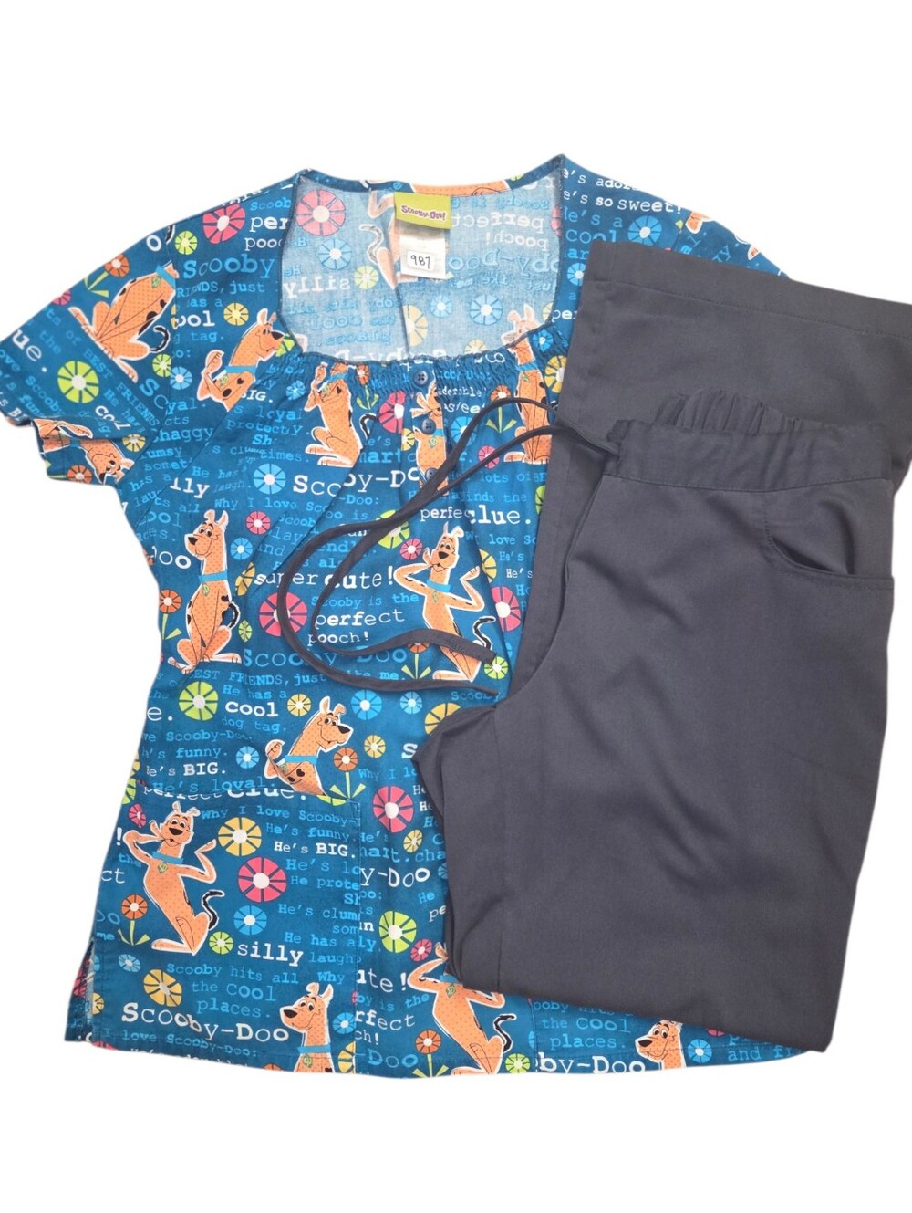987 Scooby Doo Scrub Set